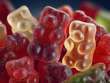 Vegane Gummibärchen, Gummibärchen, Fruchtgummi, Süßigkeiten, Öko-Test