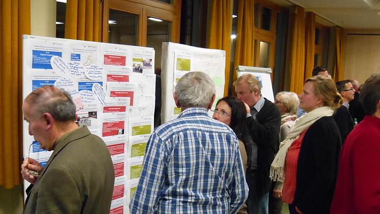 In zahlreichen Workshops haben die Viereth-Trunstadter Ideen und Wünsche zusammengetragen. Jetzt geht es um die Realisierung. Foto: Archiv/Gerd Franke