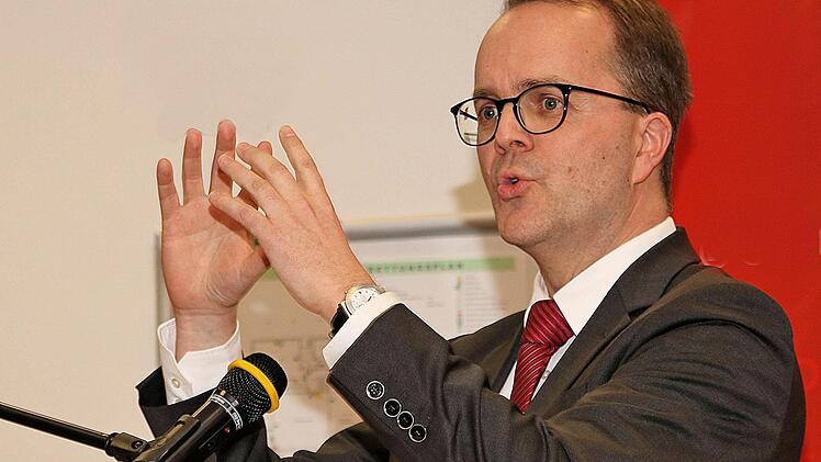 Markus Rinderspacher, der Fraktionsvorsitzende der SPD im bayerischen Landtag, war Ehrengast beim Neujahrsempfang der SPD im Landkreis Bad Kissingen. Foto: Dieter Britz