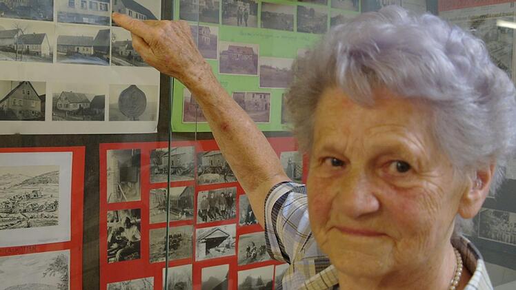 Frieda Wissel (geb. Hüfner) wurde mit ihrer Familie 1938 aus Werberg abgesiedelt, kennt ihr altes Haus aber heute noch. Foto: Steffi Elm
