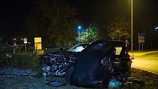 Verfolgungsjagd in Unterfranken: Vier Verletzte und drei Totalschäden