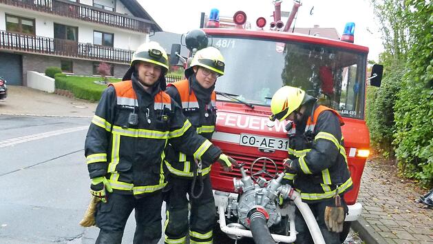 Sie waren zust&auml;ndig f&uuml;r die Wasserversorgung aus dem naheliegenden Bach.  Foto: Doris Weidner