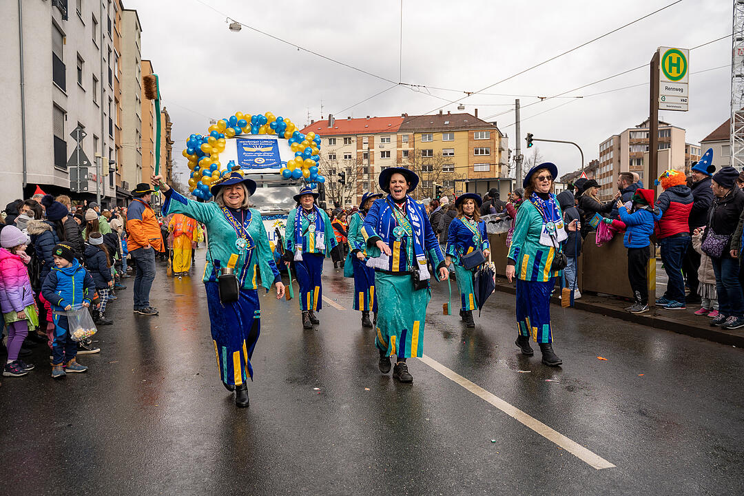 Der traditionelle Umzug zog ca. 70.000 Faschingsfreunde an.