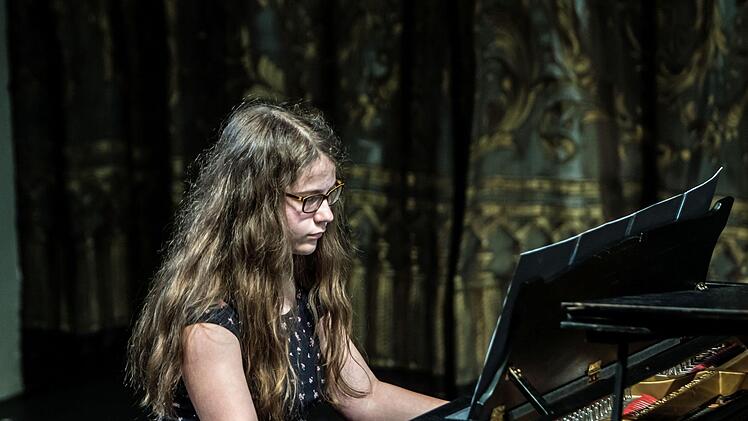 Impressionen von der Matinee "Jugend spielt für Jugend" im Landestheater Coburg: Rahel KeilFoto: Jochen Berger
