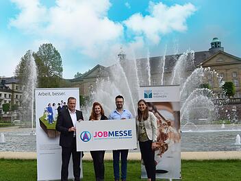 Die Wirtschaftsjunioren Bad Kissingen freuen sich auf die erste Jobmesse, die im Oktober im Regentenbau stattfinden wird.  Foto: Lydia Molea