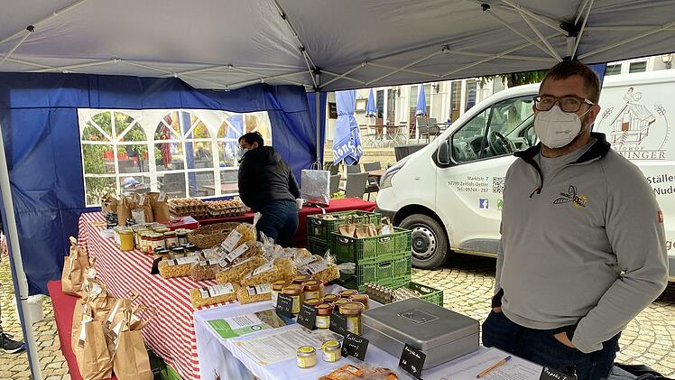 Nach einem Jahr Pause war wieder Regionalmarkt in Bad Brückenau.