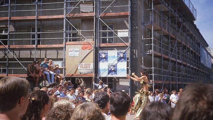 Bauchtanz am Juliusspital.