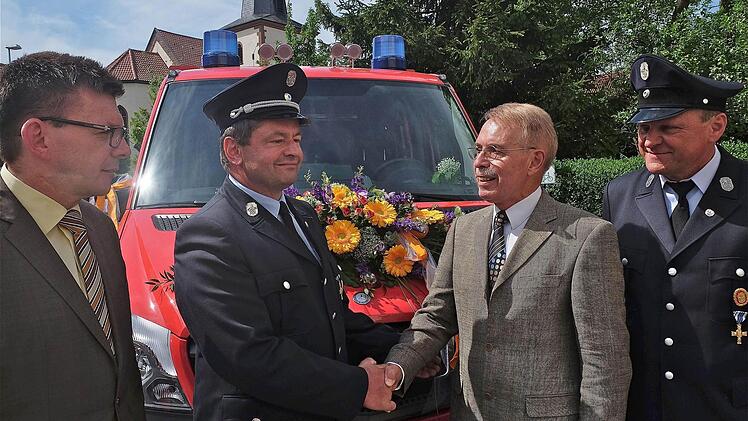 Fahrzeugweihe in Obererthal  Foto: Gerd Schaar