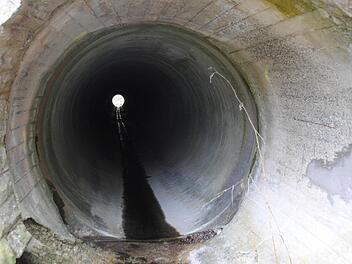Unerwartet gut in Schuss zeigte sich der Kanal in der Bergseestraße nach einer Kamerabefahrung.  Foto: Evelyn Schneider