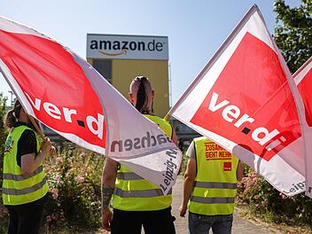 Streik bei Amazon in Leipzig