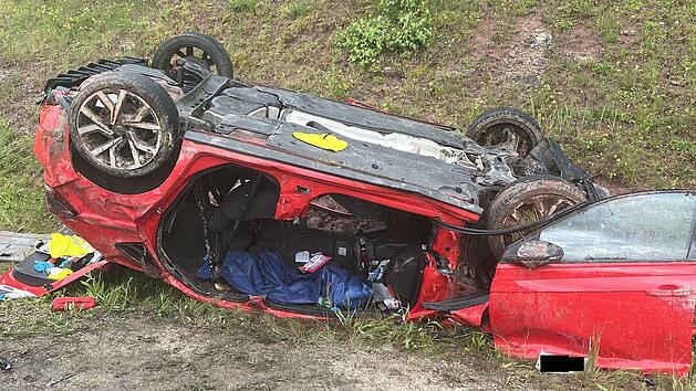 A73 bei Bad Staffelstein: Zwei Unf&auml;lle bei Starkregen