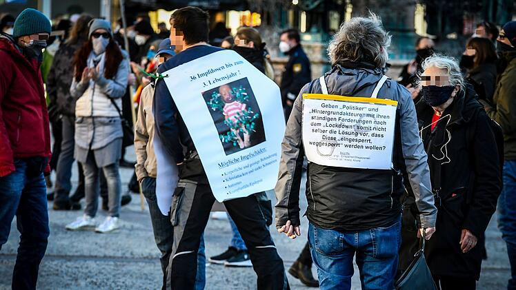 Corona-Demo in Bamberg