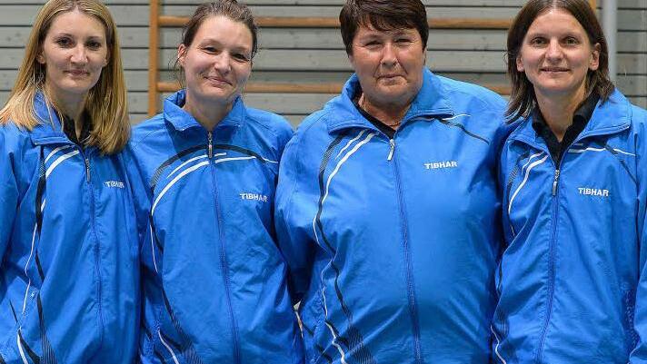 Das Team der SpVgg um Kirstin Stenglein, Christina Kaiser, Karoline Holmer und Ingrid Straub (v.l.n.r.).