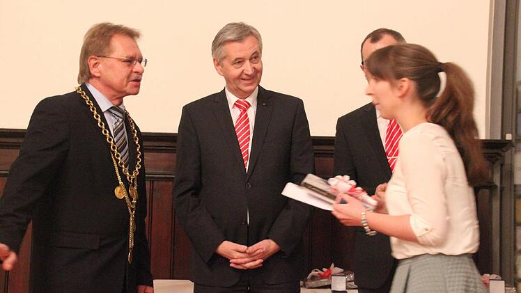 Bei der Ehrung von Isabel Reinhardt. Foto: Marco Meißner