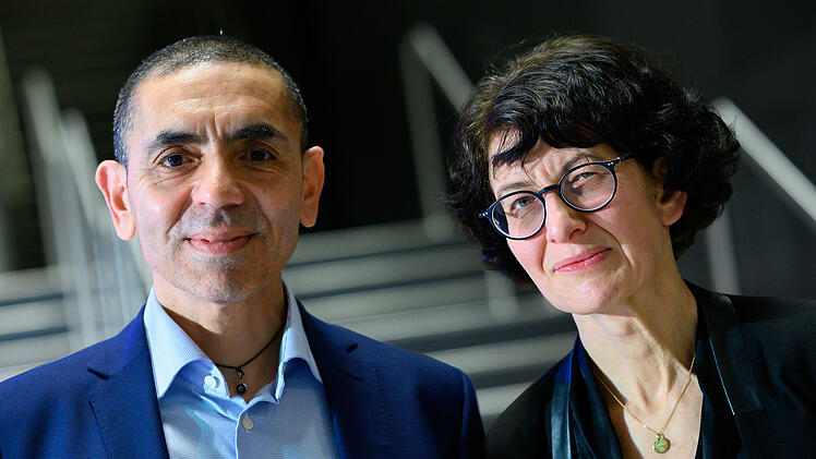 Biontech-Gründer Özlem Türeci und Ugur Sahin