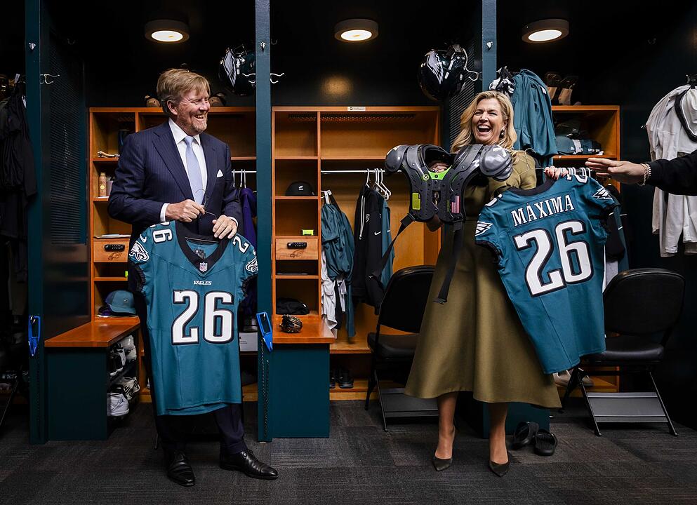 Niederl&auml;ndisches K&ouml;nigspaar in den USA