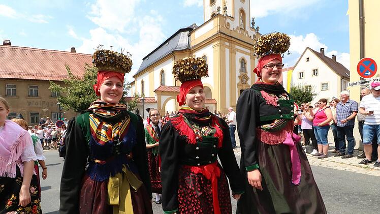 Der Festzug in Pretzfeld Foto: Andreas Hofbauer