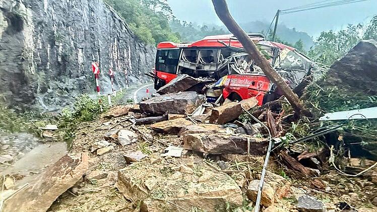 Erdrutsch in Vietnam