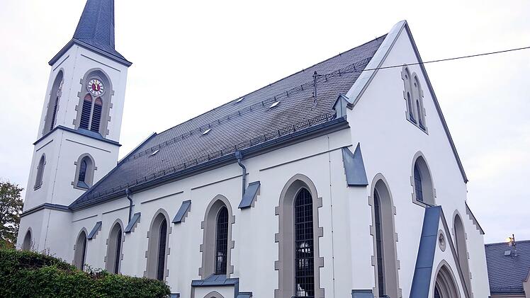 Die sanierte Pfarrkirche in Wilhelmsthal
