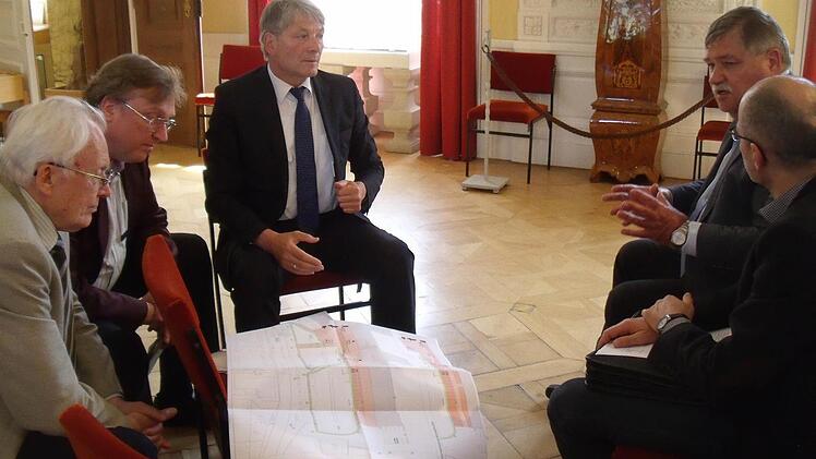 Besprechung im Museum.