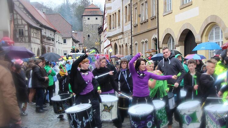 Die Coburger Sambatruppe machte mächtig Lärm in der Stadt, Foto: Dominic Buckreus