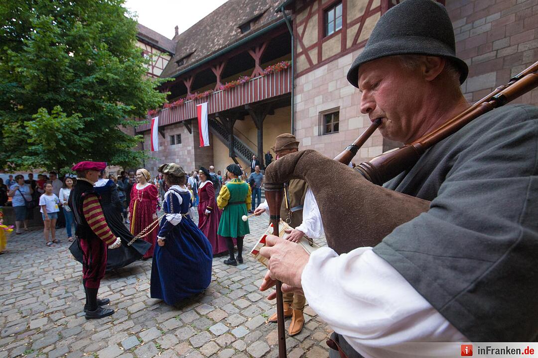 Burgfest auf der Kaiserburg in Nürnberg