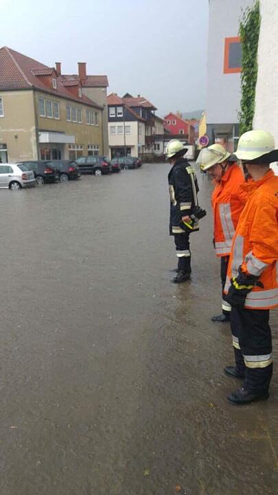 Unwetter: Überschwemmungen in Kulmbach und Kronach