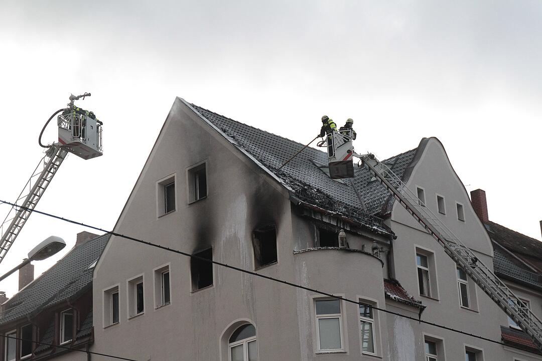 Brand in der Nürnberger Südstadt