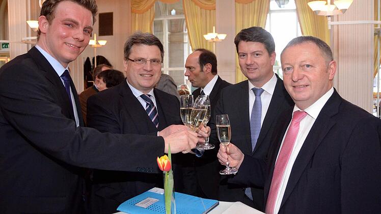 Beim Neujahrsempfang von CSU und Junger Union in Bad Kissingen. Foto: Rauch