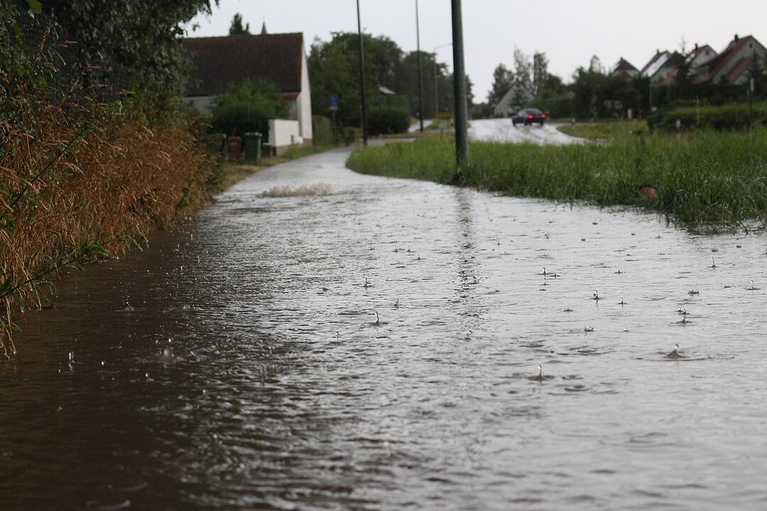 Unwetter zieht über Mittelfranken