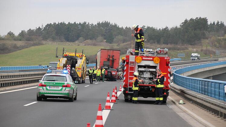 Eindrücke vom Unfall. Foto: Ralf Ruppert