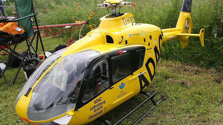 Auch der ADAC Christoph 5-Hubschrauber wurde viel bestaunt.