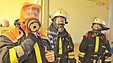 Gut gerüstet sind die Pretzfelder Feuerwehrleute - und mega-schnell. Foto: Wilfried Roppelt