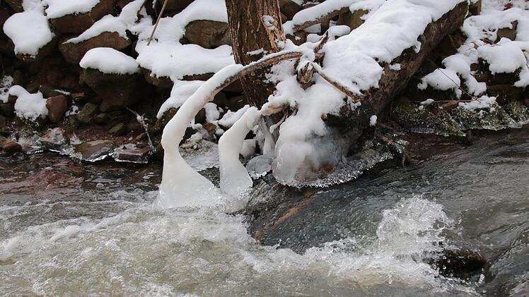 Winterwanderung zum Trettstein-Waserfall. Foto: Ralf Ruppert