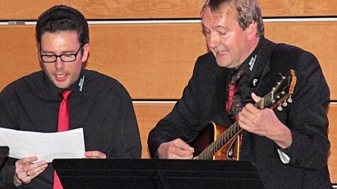 Claus Keller und Yves Boutelant bewiesen, wie gut sie singen k&ouml;nnen.