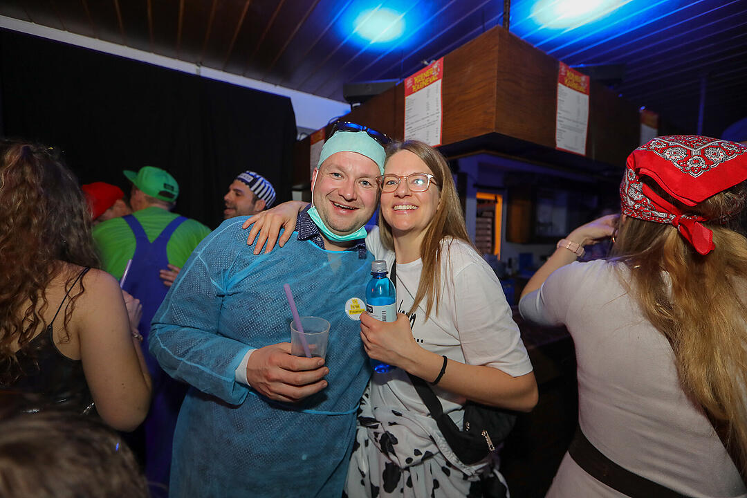Beste Partystimmung in der Stadthalle