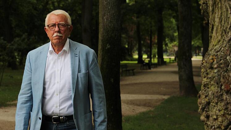 AfD-Kandidat Paul Podolay ist noch nicht ganz so oft durch den Erlanger Schlossgarten spaziert. Denn er lebt in München. Foto: Christian Bauriedel