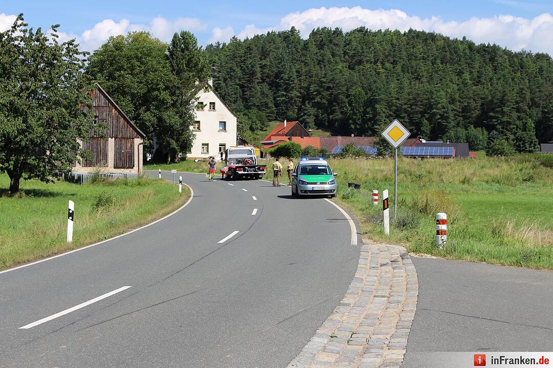 Motorradfahrer bei Stadelhofen schwer verletzt