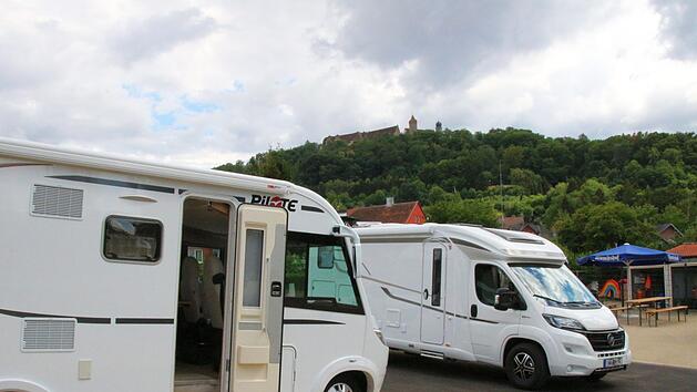 Der neue Wohnmobilstellplatz hei&szlig;t "Vesteblick" und den k&ouml;nnen G&auml;ste von hier aus auch genie&szlig;en.Ulrike Nauer
