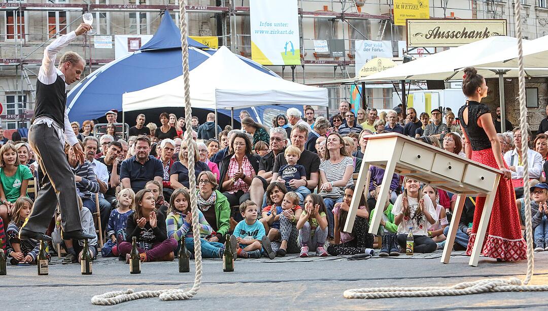 Einrücke vom Artistik-Festival ZirkArt in Forchheim