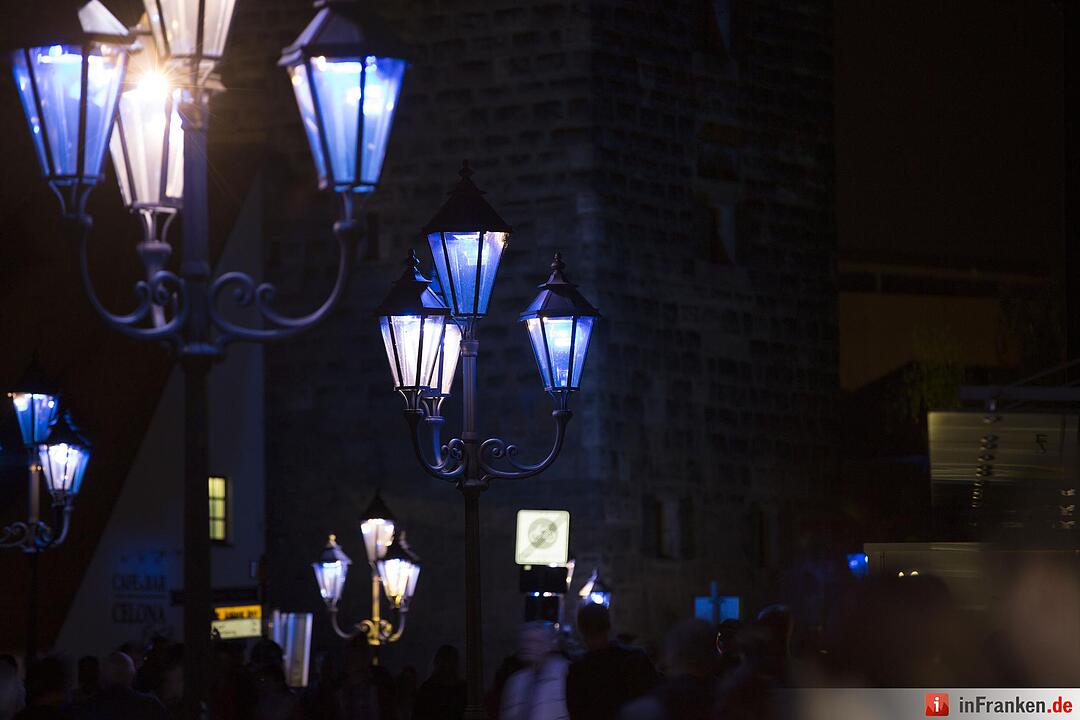 Eindrücke von der Blauen Nacht in Nürnberg