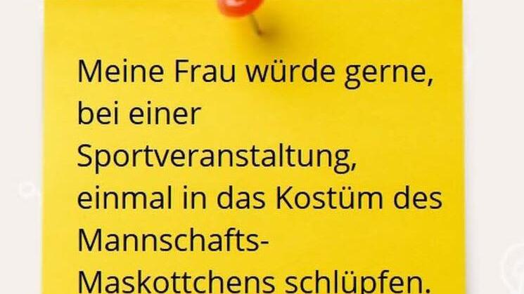 Ein Wunsch auf der Homepage www.wunschwisser.de Screenshot: Ulrike Nauer