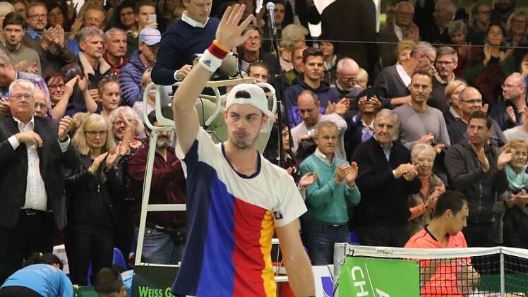 Holte sich erstmals den Gesamtsieg beim ATP-Challenger in Eckental: Maximilian Marterer aus Nürnberg. Bertram Wagner