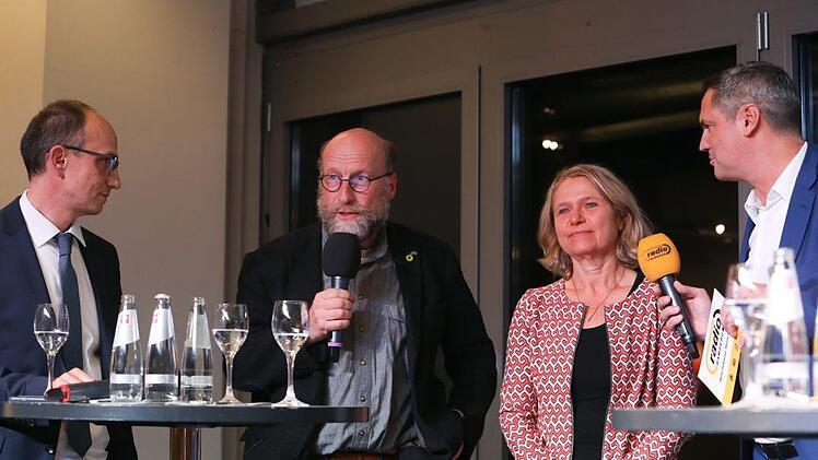 Podiumsdiskussion zum Gewerbepark Geisfelder Straße in der Brose-Arena. Foto: Barbara Herbst