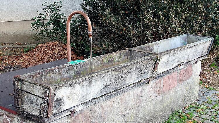 Der Lindenbrunnen muss saniert werden, fordert die Arbeitsgruppe  "lebenswerte und lebendige Ortsmitte gestalten". Foto: Dieter Britz