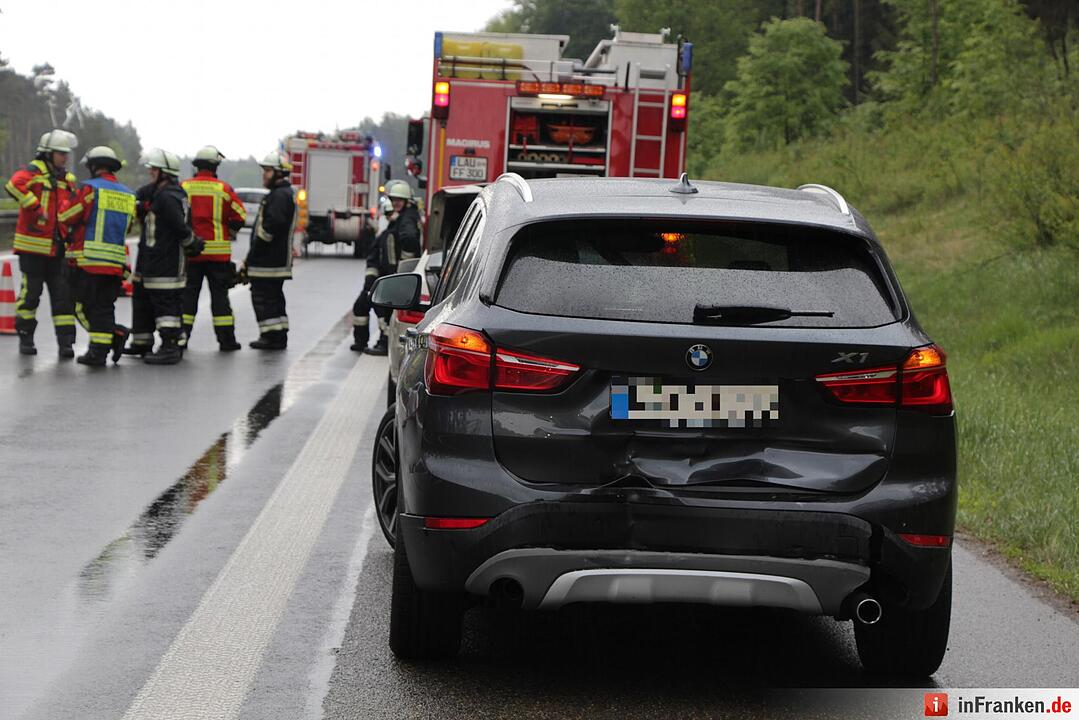 Zwei Unfälle mit sechs beteiligten Autos auf der A3