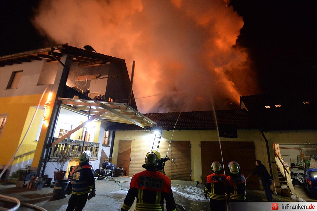 Scheunenbrand in Melkendorf II