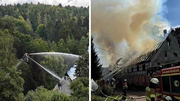 Nürnberg: Wohnhaus und Scheune in Vollbrand - Zerstörung konnte "nicht verhindert werden"