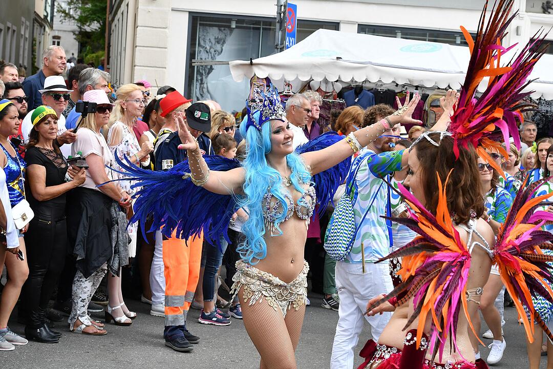 Umzug beim Samba-Festival in Coburg
