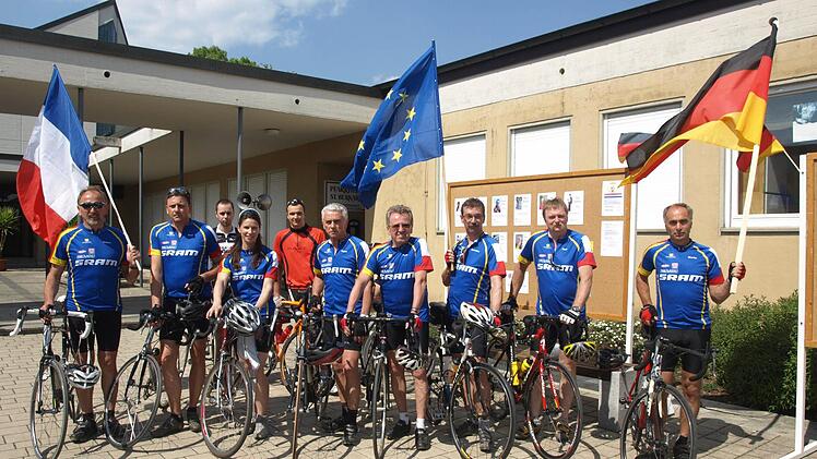 Oerlenbachs Euro-Biker unterwegs. Foto: Stefan Geiger